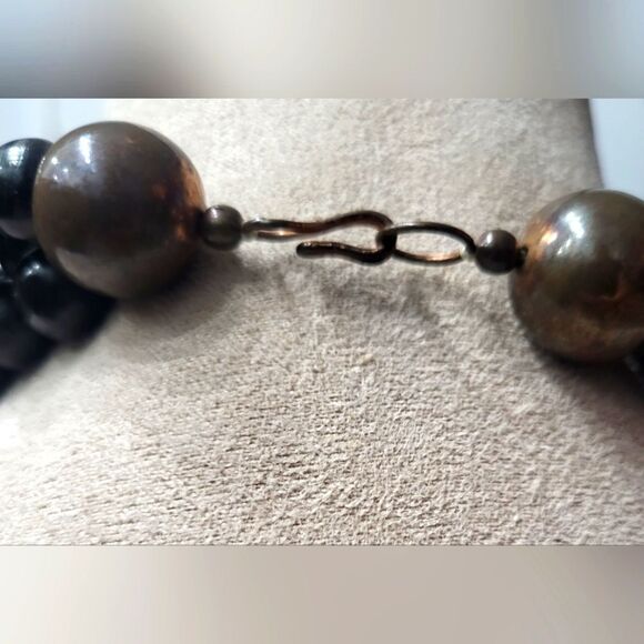 Vintage Beaded Necklace 22" - Picture 4 of 4